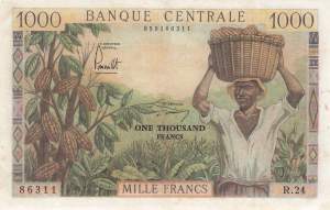 Kamerun 1000 Francs 1962 p12b